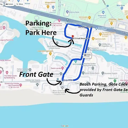 Boathouse Condo, Downtown Destin Harbor, Private Beach Access, Waterfront, On Golf Course, Water Taxi Pickup Exterior foto